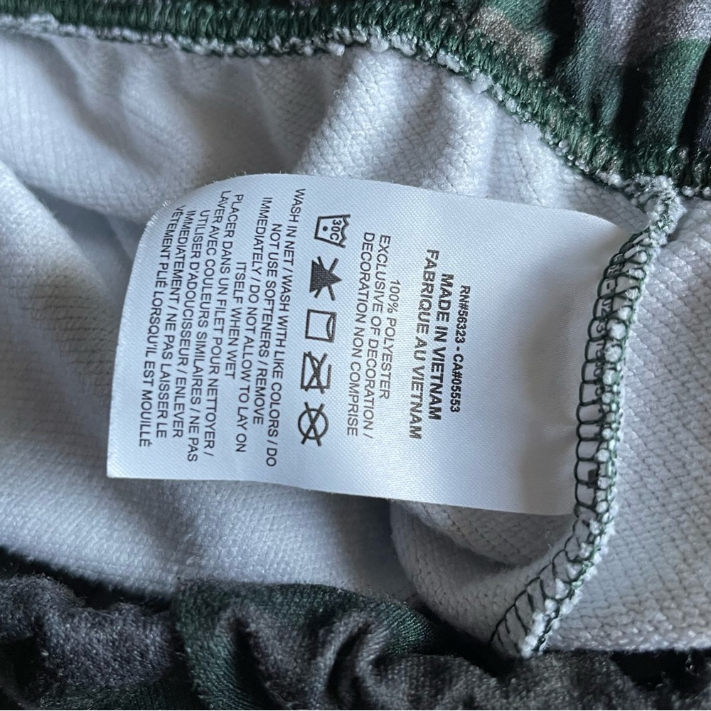 Nike Icon Clash Dri-Fit 7/8 Jogger Pants Women's Sz M In Green Camo - Picture 8 of 9